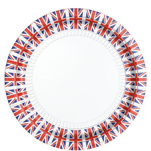 Union Jack Paper Plates - 23cm
