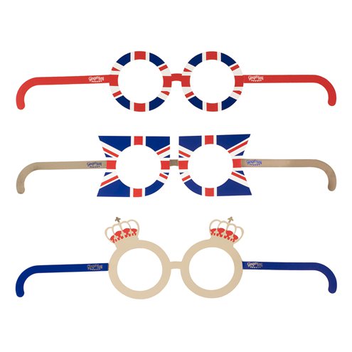 Royal Customisable Paper Glasses