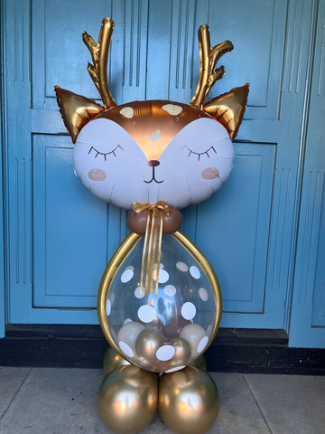 4ft Reindeer with balloon belly