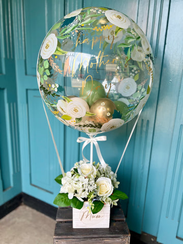 Mother’s Day Silk Flower Hot Air Balloon