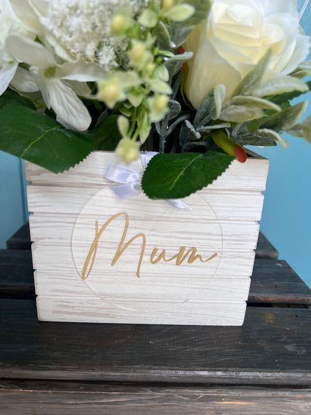 Mother’s Day Silk Flower Hot Air Balloon