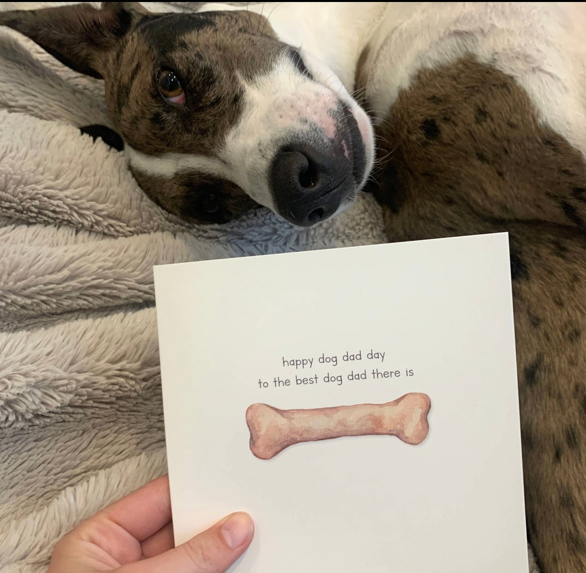 Dog Dad Father's Day card