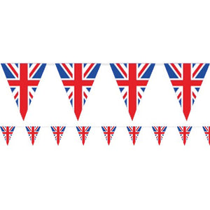 Union Jack Pennant Bunting - 5m