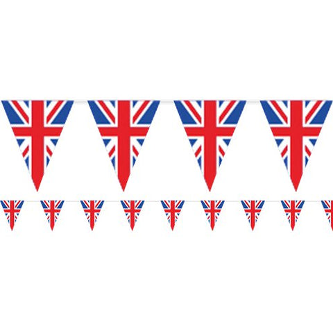 Union Jack Pennant Bunting - 10m