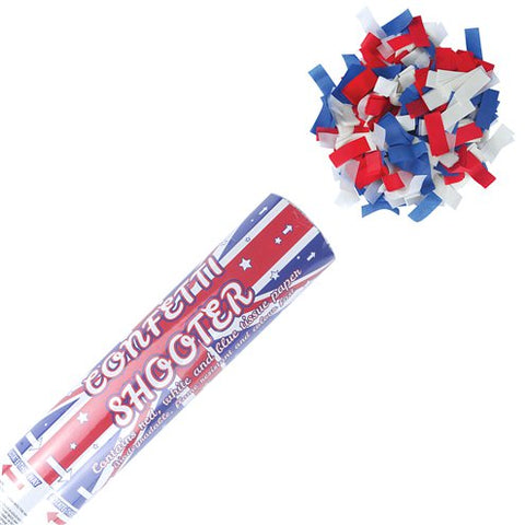 Union Jack Confetti Cannon - 20cm