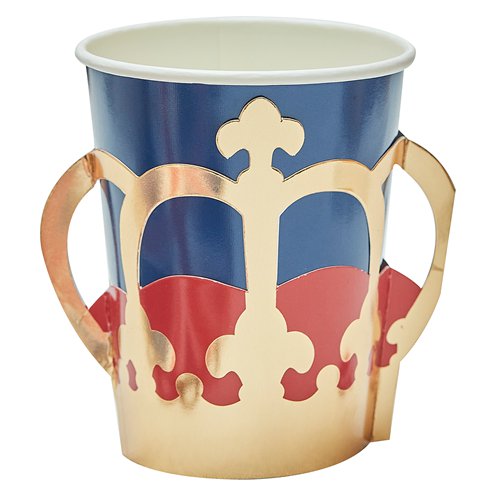 Royal Crown Pop Out Paper Cups - 255ml