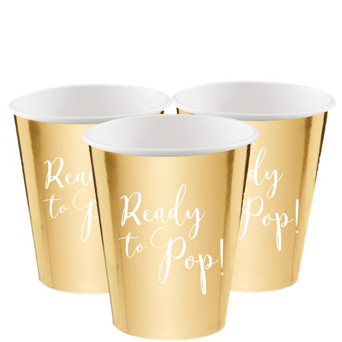 Ready To Pop Paper Cups - 250ml